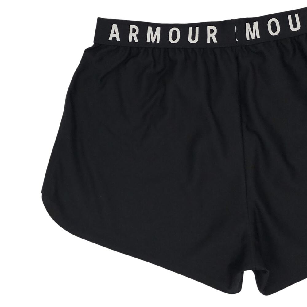 Under Armour Shorts Womens XL Black Loose Fit Running Athletic Gym HeatGear - Picture 7 of 8